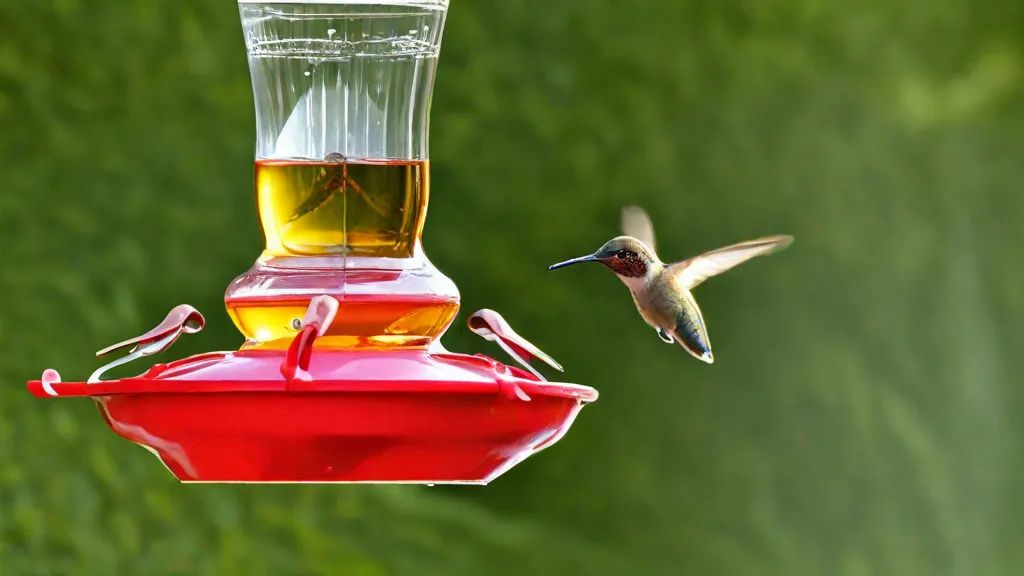 Getting Rid of Bees on Hummingbird Feeder